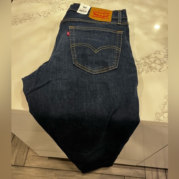 Levi's Men's Dark Blue Straight Jeans